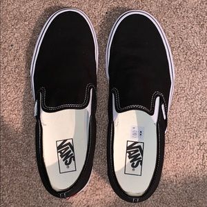 Black Slip-On Vans